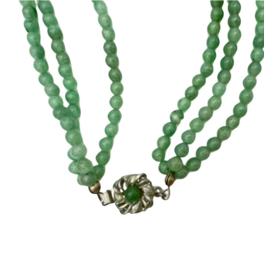 クォーツ 3連ネックレス