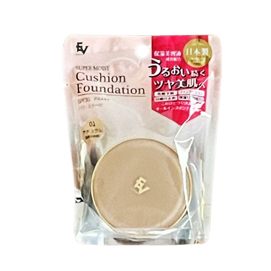 スーパーモイストクッションファンデーション ナチュラル（01）｜SPF30・PA+++｜オールインワンファンデーション