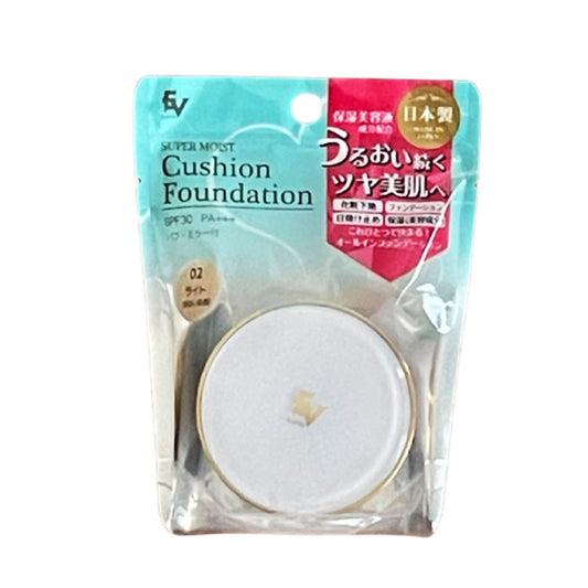 スーパーモイストクッションファンデーション ライト（02）｜SPF30・PA+++｜オールインワンファンデーション